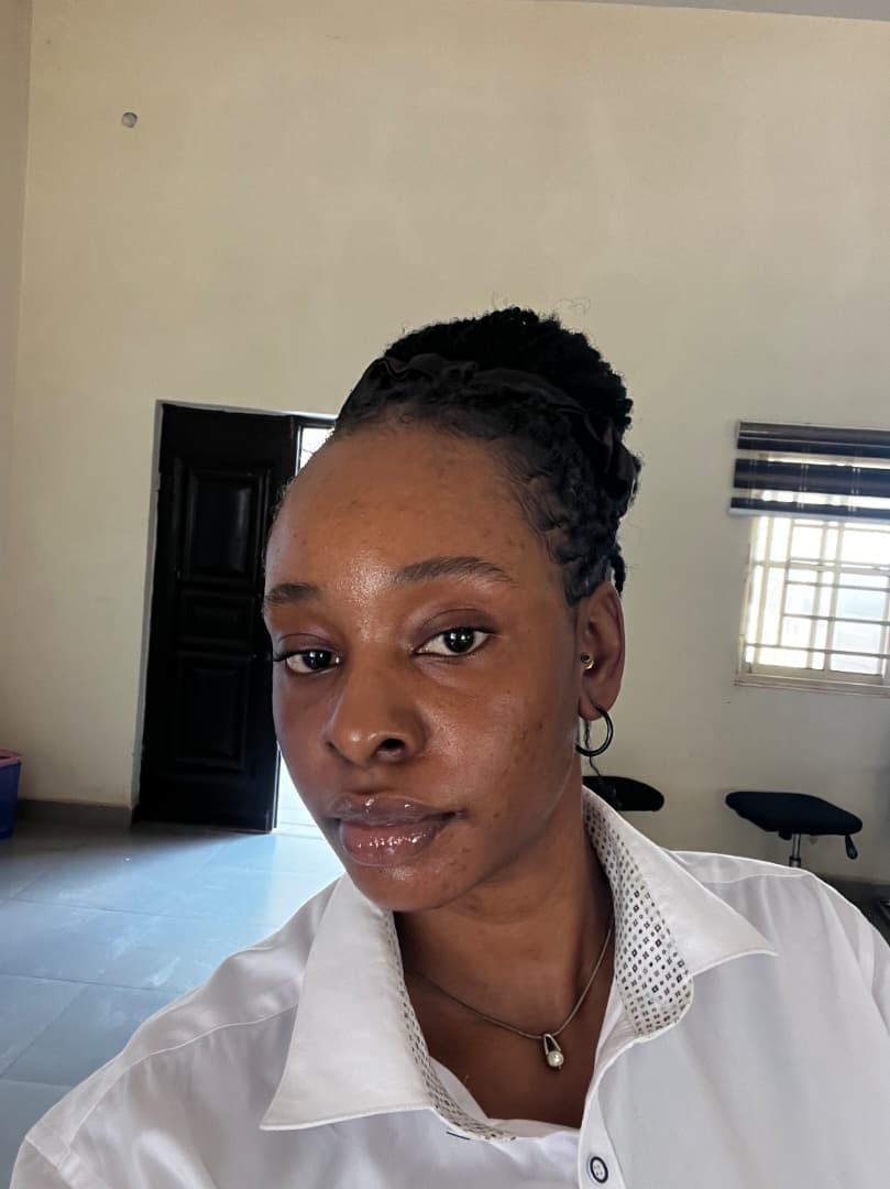 Portrait of Peace in a white shirt
